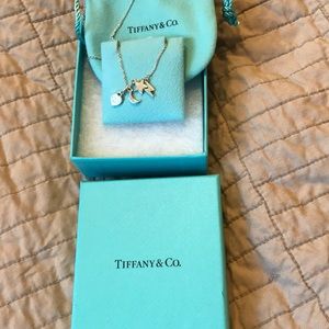 New sterling silver Tiffany charm necklace
